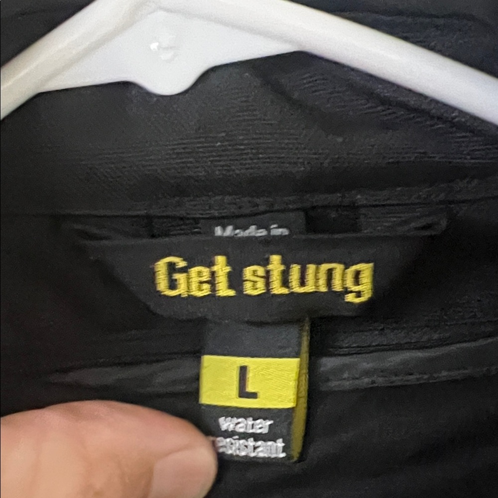 Get Stung Men's Red, Black, and White Performance Jacket - Picture 6 of 12